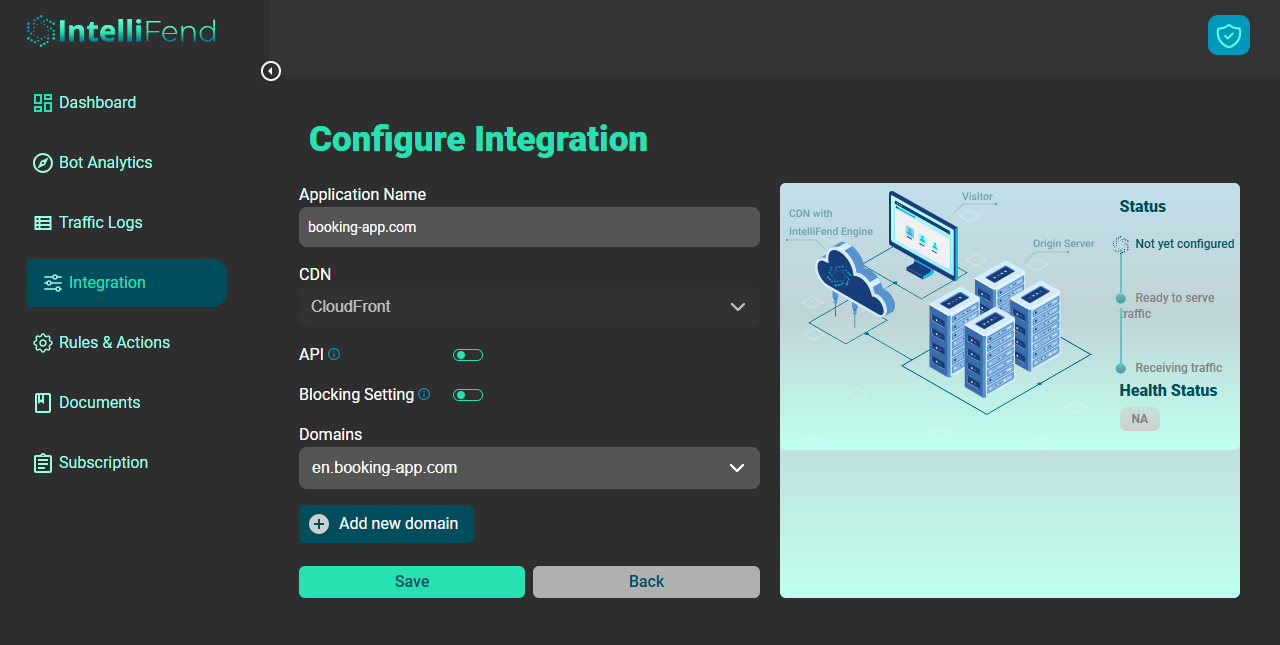 Create new application