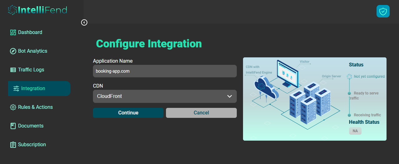 Create new application