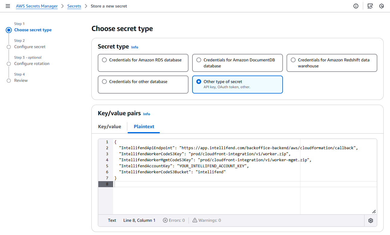 Secret Manager - Step 1